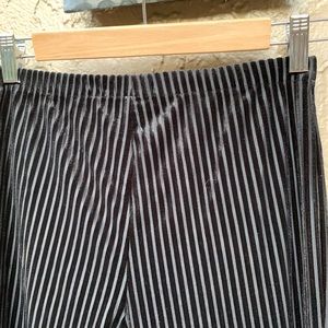 Black velvet 70’s bell bottom pants.